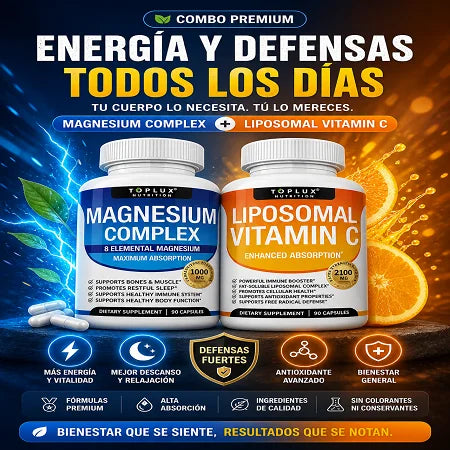 Pack Vitalidad Total – Magnesio + Vitamina C Liposomal