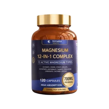 Magnesium 12-in-1 Complex – 12 Tipos de Magnesio en 1 Fórmula Potente