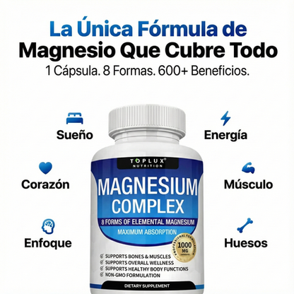 Magnesium Complex 1000 mg | 8 Formas de Magnesio