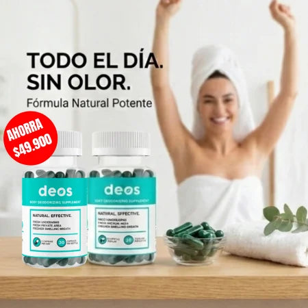 Tratamiento DEOS Desodorante  x 2 | Malos olores corporales