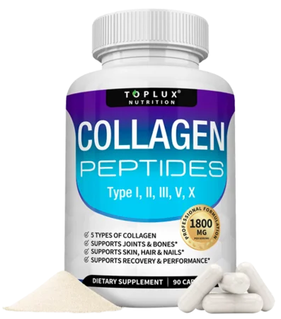 Collagen Peptides – Colágeno Hidrolizado 5 Tipos (90 Cápsulas)